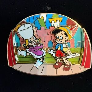 Disney Pinocchio on Stage with Russian Marionette Open Edition  Pin